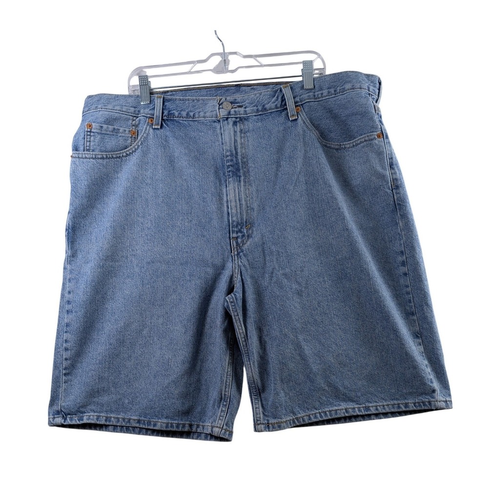 Levi's 550 Denim Shorts Mens 44 Blue Relaxed Fit Medium Wash Cotton 5-Pocket‎